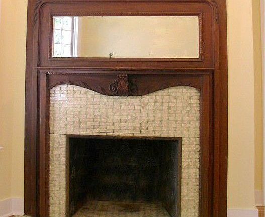 Original Woodburning Fireplace
