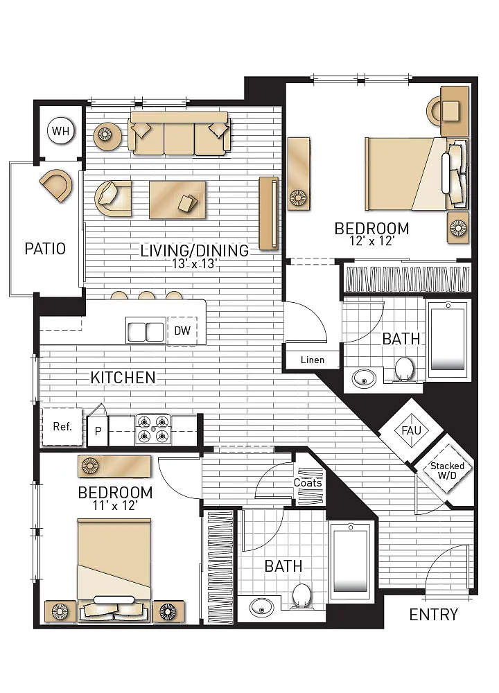 Floor plan Plan J