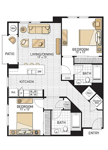 Floor plan Plan J