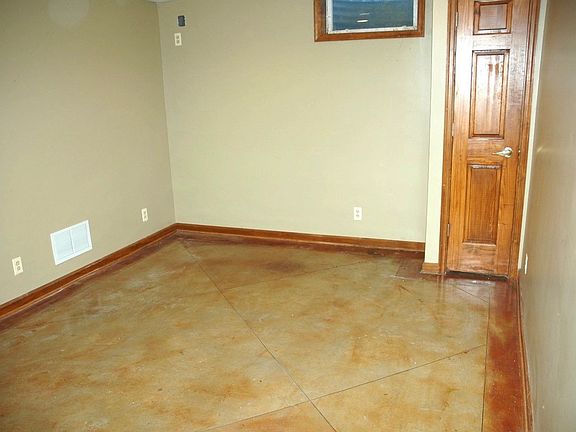Office area in basement