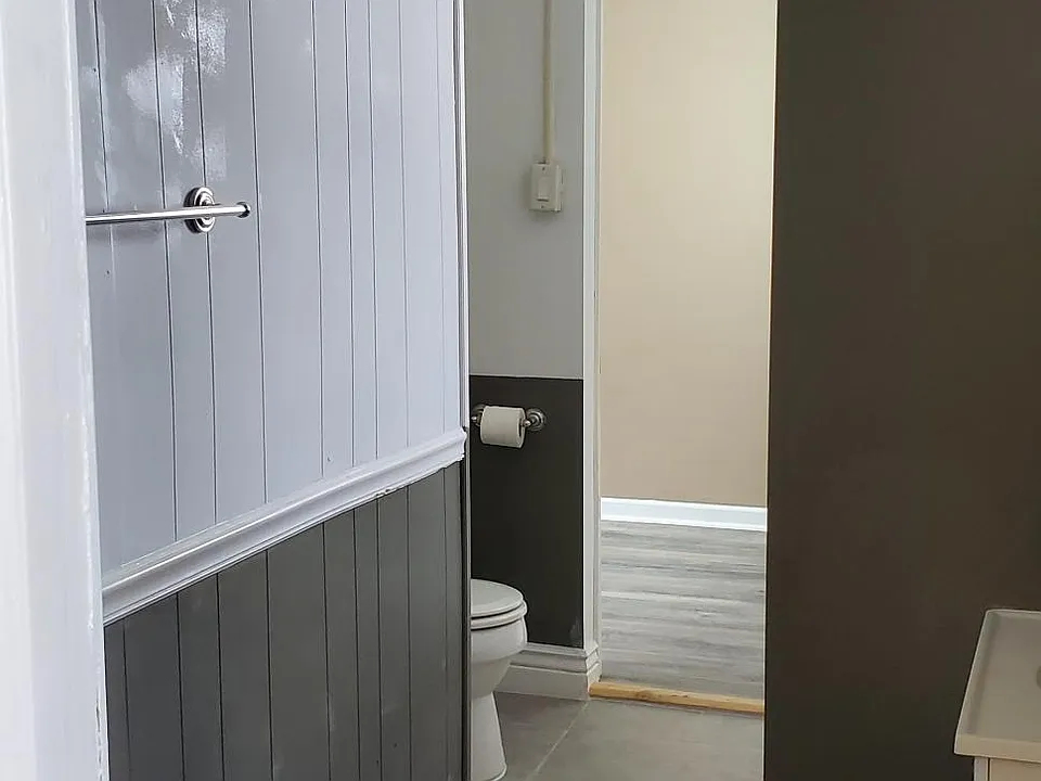 Bathroom entering from Living room