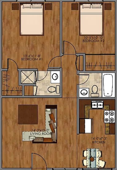 2 bed, $1,995 — Photo 2