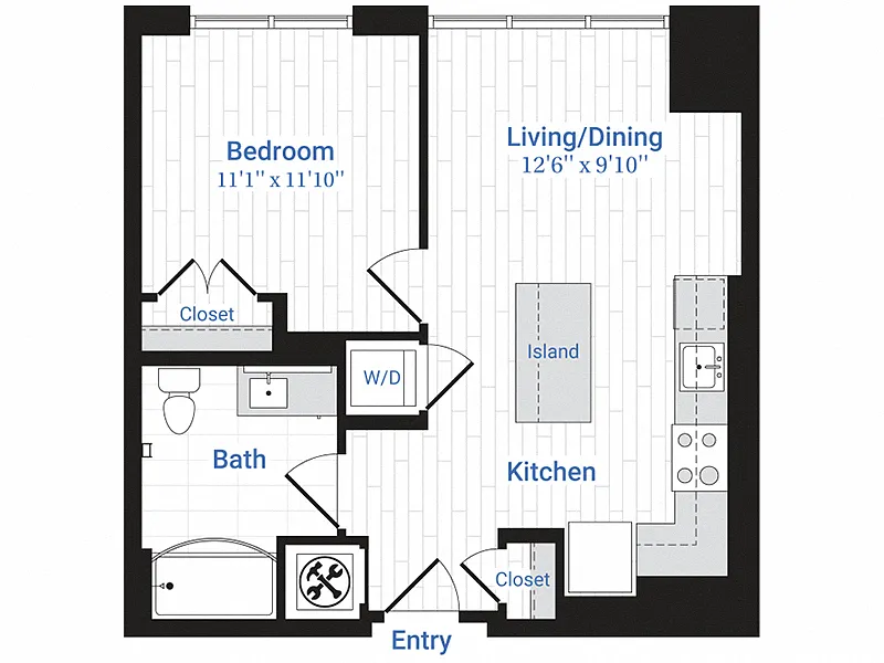 Floor plan A1D