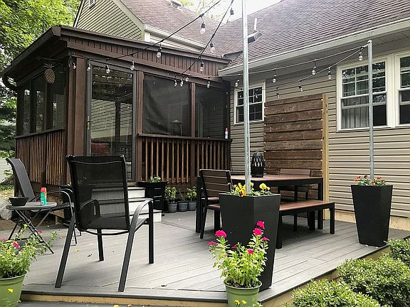 Deck -- Porch is Now White