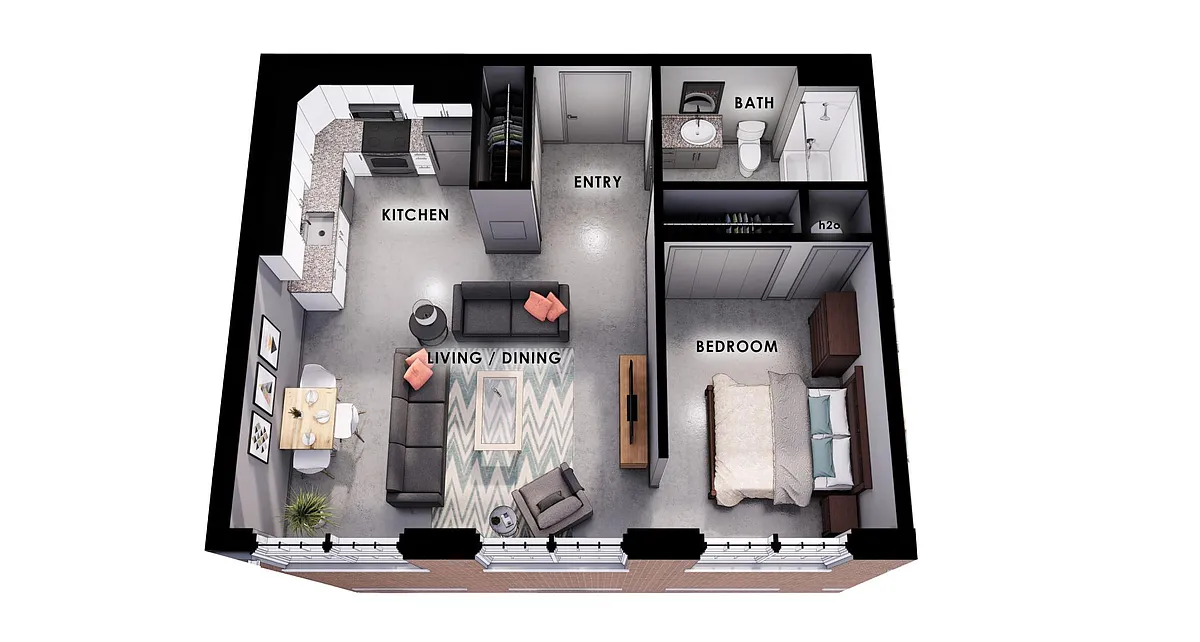 Floor plan Studio