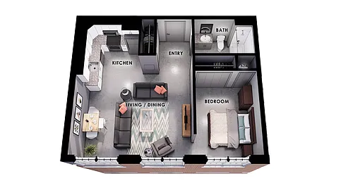 Floor plan Studio