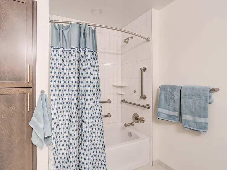 Accessible Bathroom- A 1BR-H ANSI Floor Plan