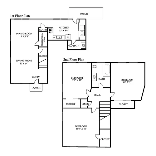 Floor plan 3 Bedroom