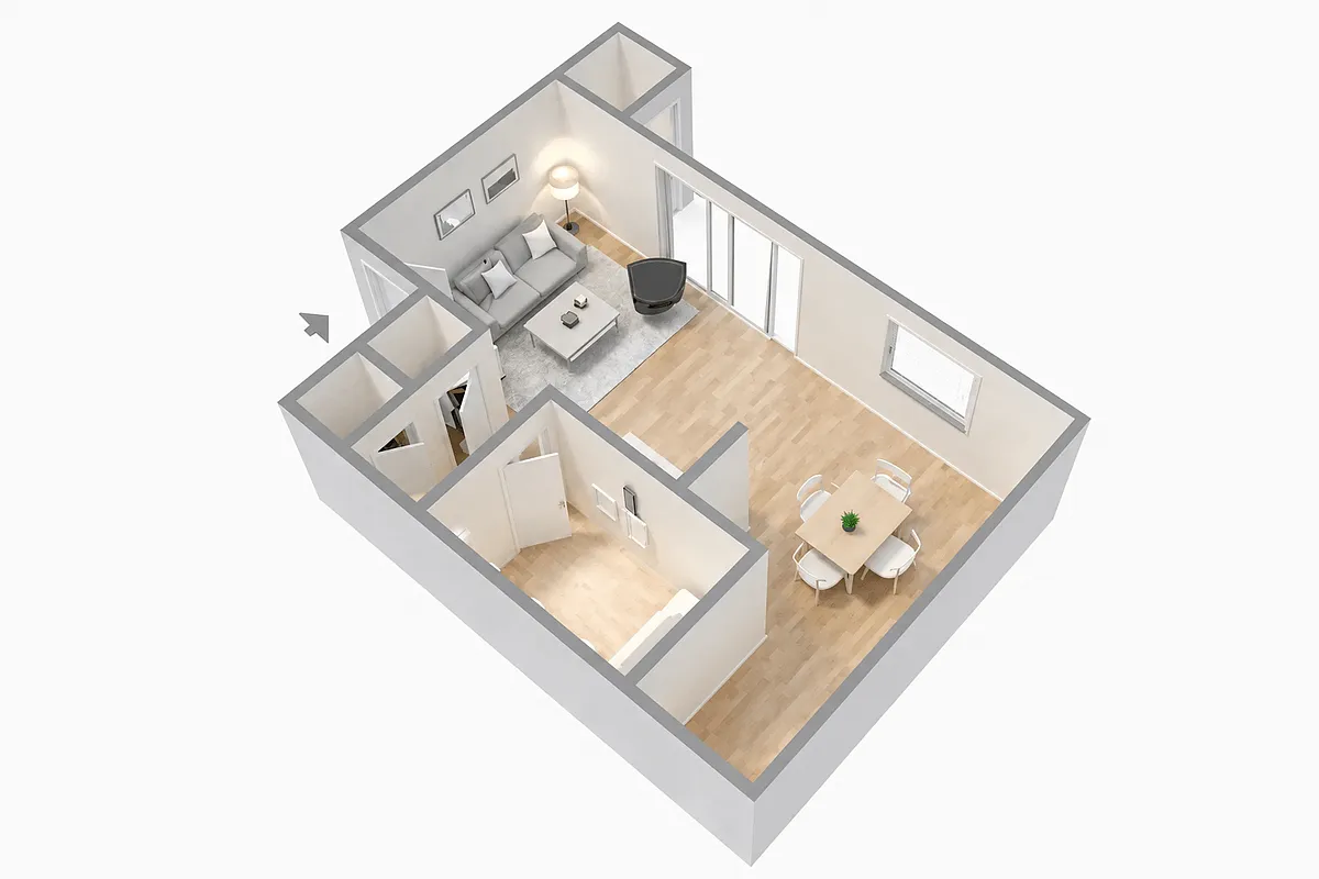 Floor plan Studio