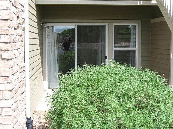 Two patios overlooking open space