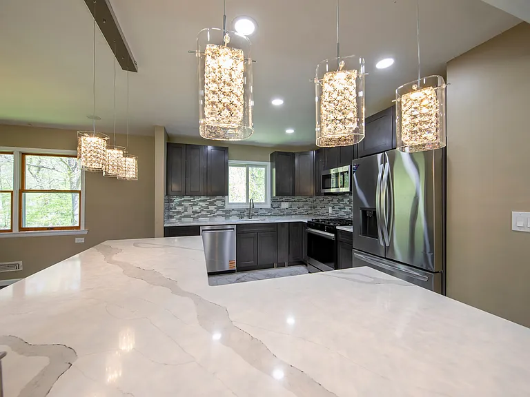 Stunning quartz countertops