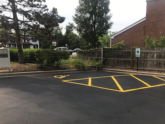 Handicapped Parking & Drop Off Box