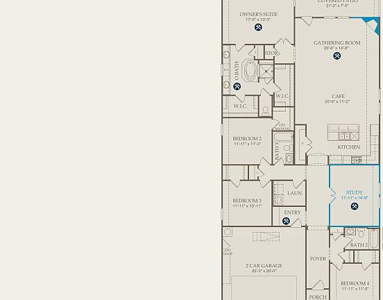 Elmaton Floor Plan, Quick Move-in Home, Floor 1