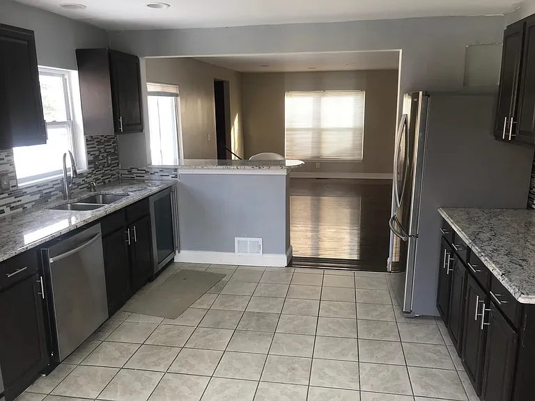 Open Floor Plan Kitchen to Family room