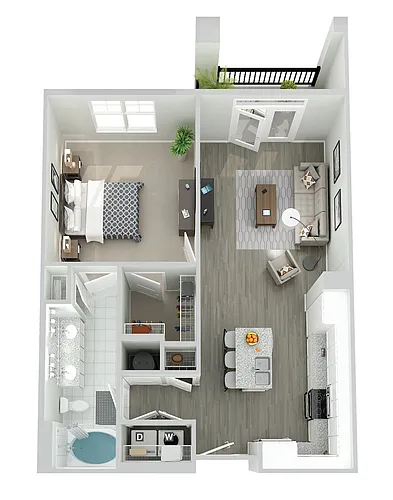 Floor plan A1B