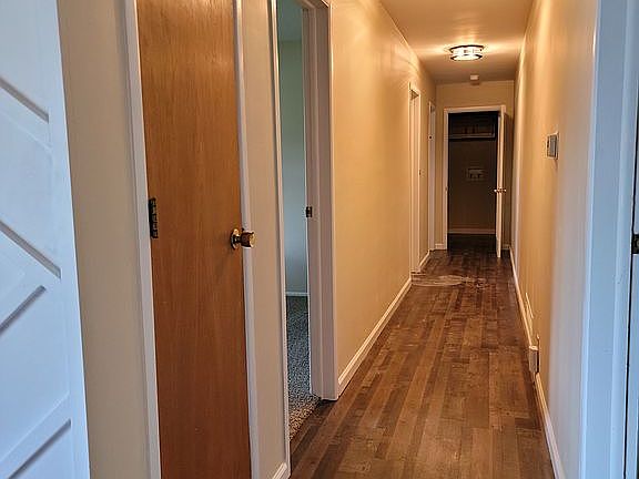 hall to bedrooms and laundry