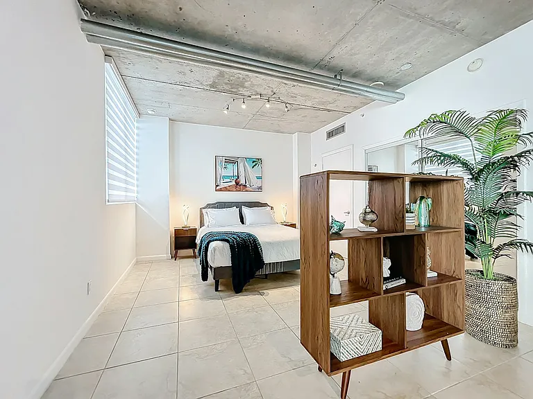 Spacious bedroom