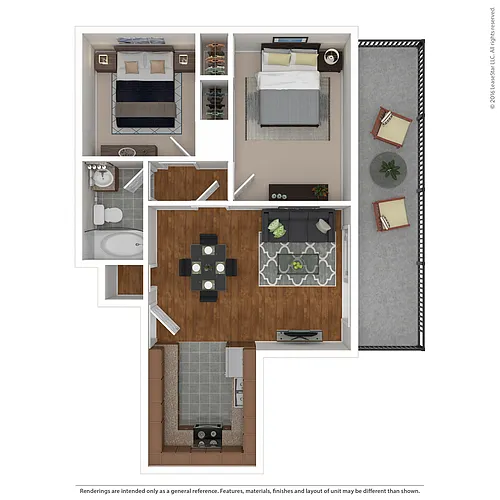 Floor plan 2x1 Jr