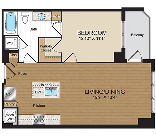 Floor plan A1c