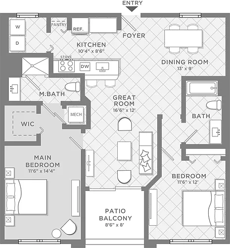 Floor plan The Julia