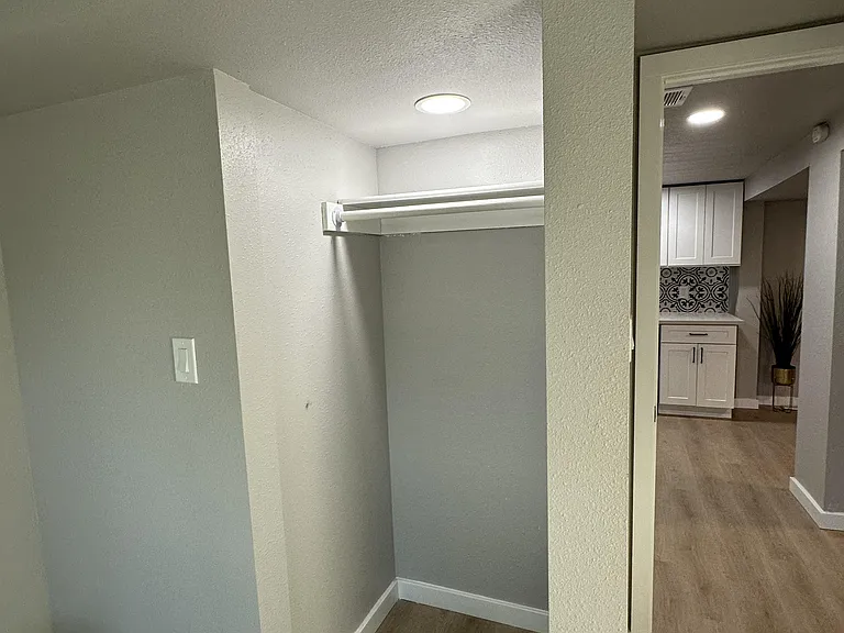Bedroom 1 reach in closet!