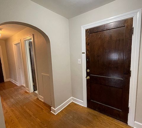 The front door and hallway/entrance.