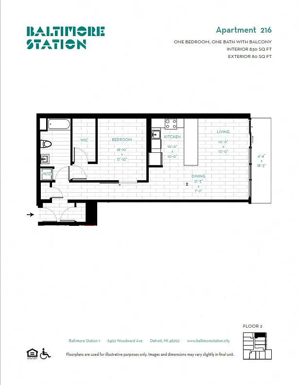 Floor plan 216