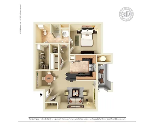 Floor plan The Milan