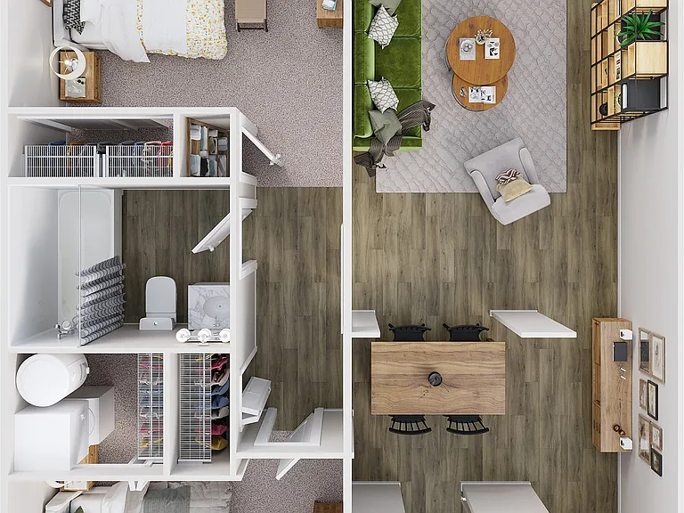 Two Bedroom Floor Plan Two Bedroom Floor Plan