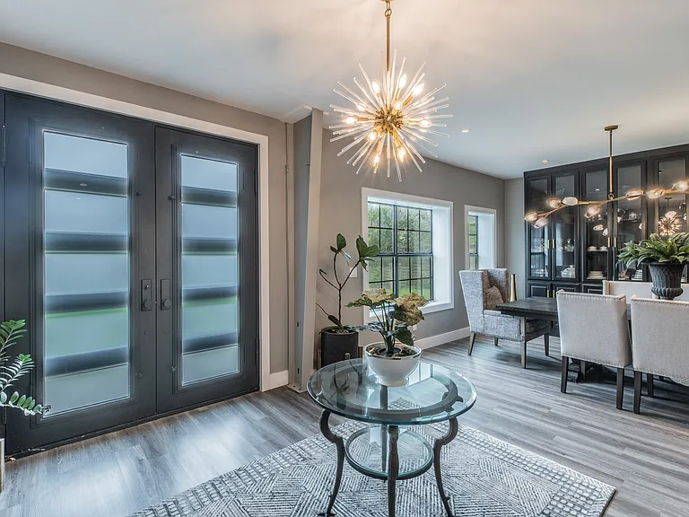 Step into style with this elegant and modern entryway.