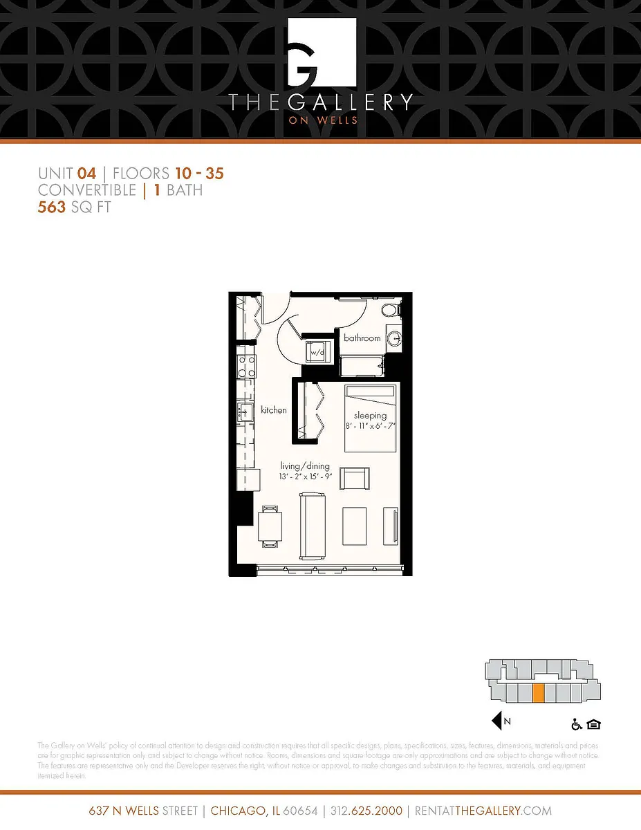 Floor plan gacnv04c