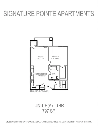 Floor plan Style B (ADA)
