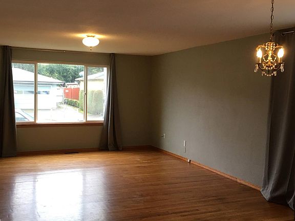 Open living/dining room on the main floor
