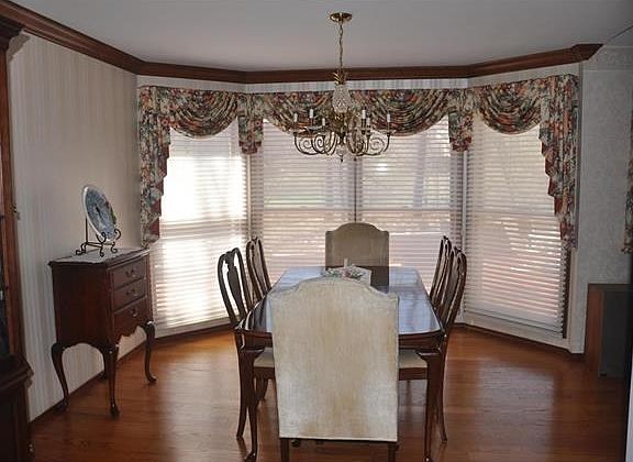 Formal Dining Room with bay window