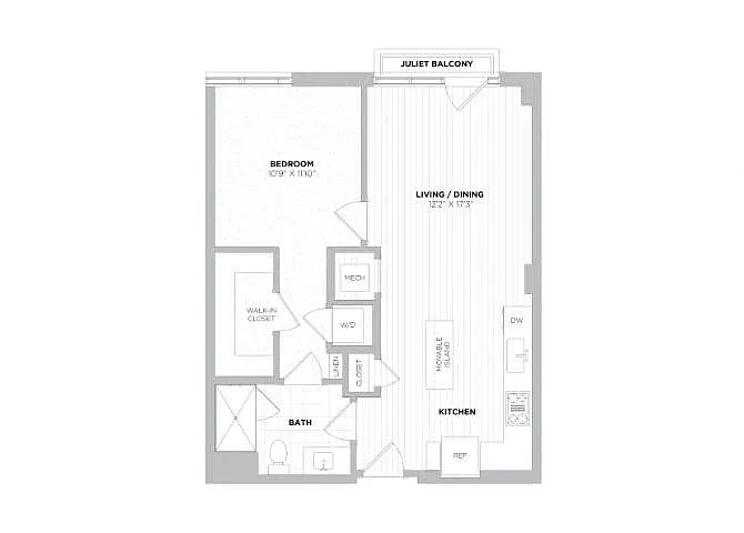 Floor plan Dylan 1A.1