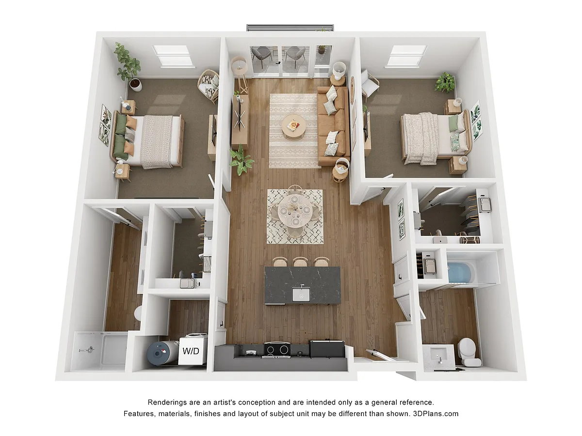 Floor plan C1 2X2