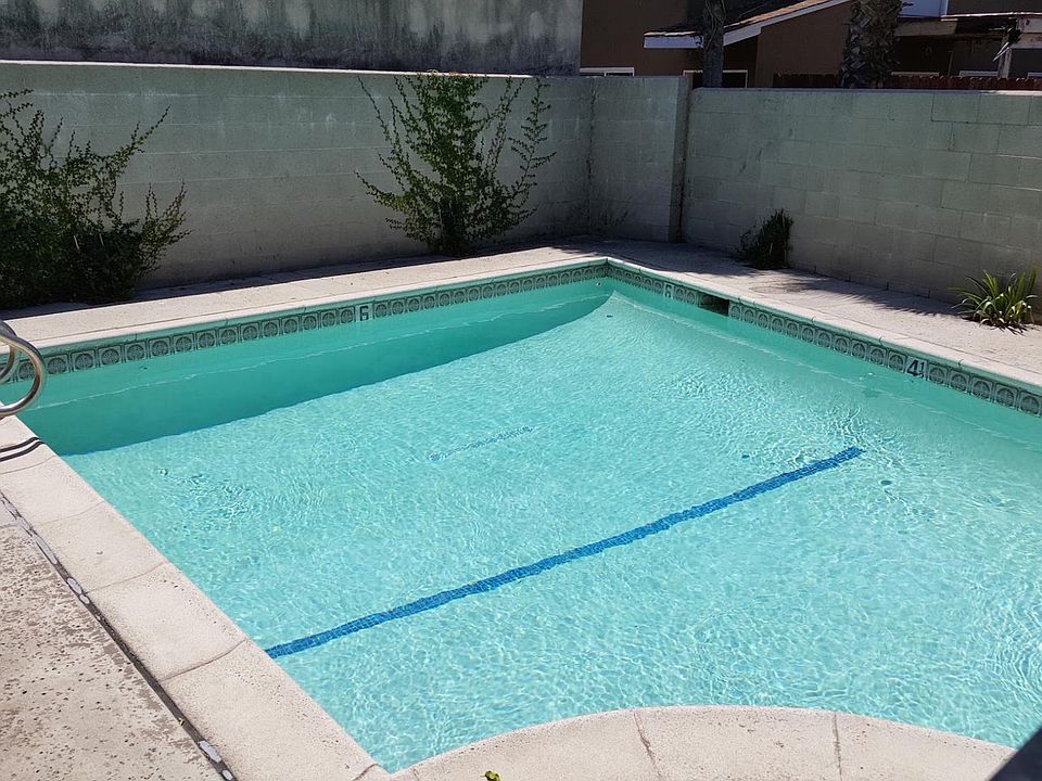 Solar heated pool