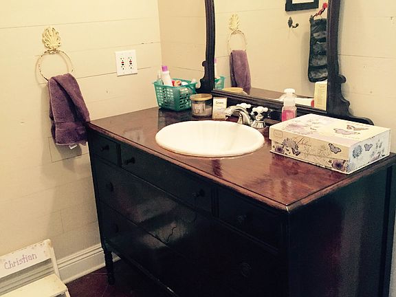 antique dresser sink 