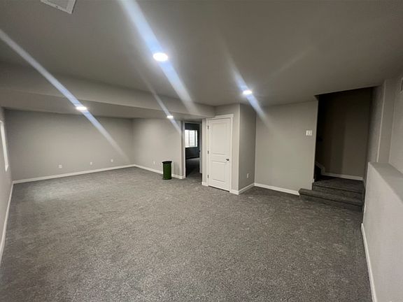 Living room area Basement