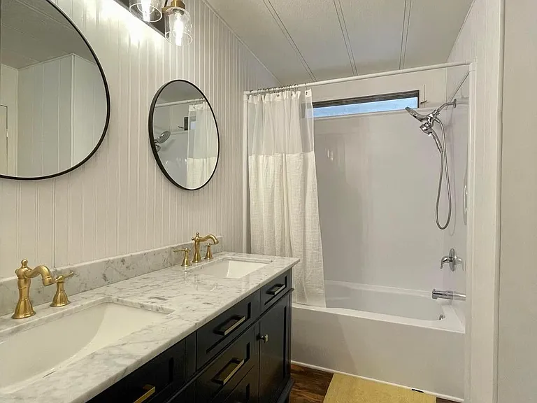 Brand new double vanity!