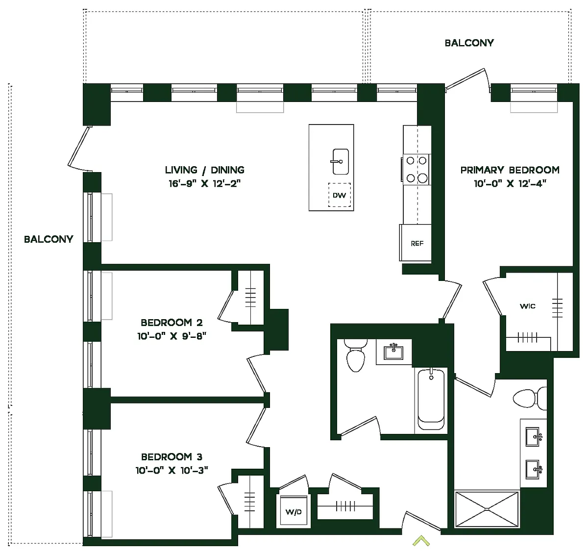 Floor plan C1W