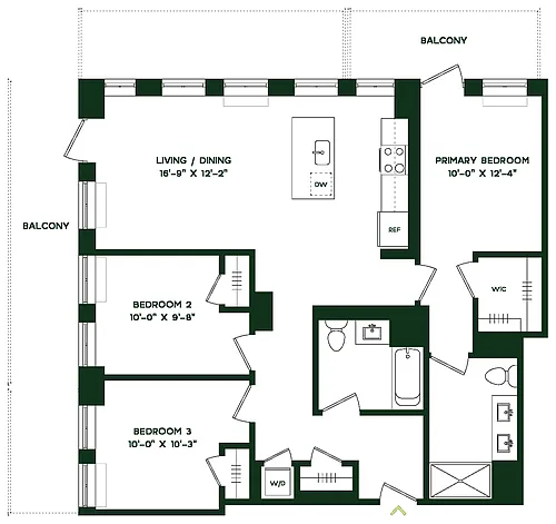 Floor plan C1W