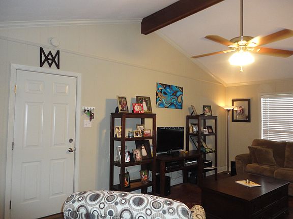 Notice Vaulted Ceiling