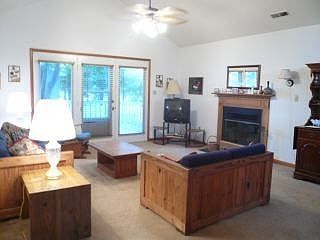 Living Room and Fireplace