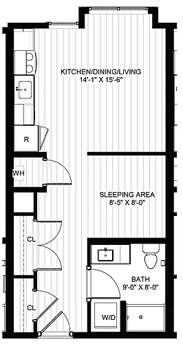Floor plan S1B
