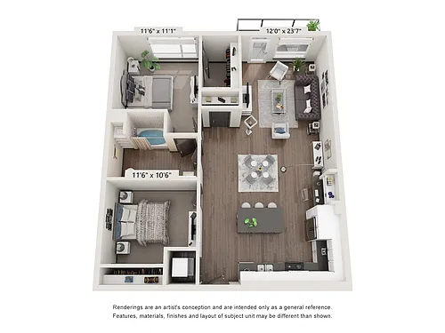 Floor plan B1B
