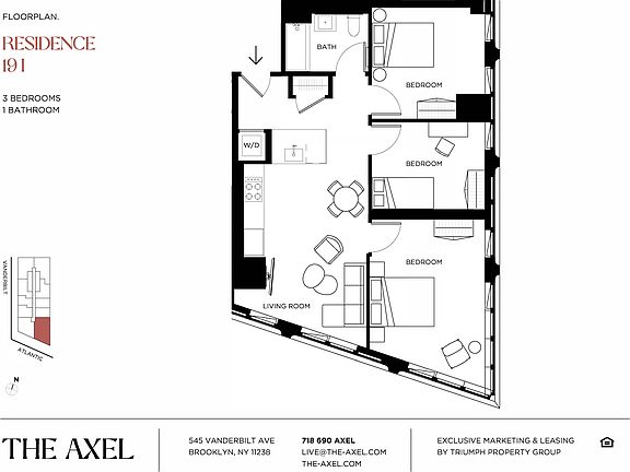 2nd image of 545 Vanderbilt Ave APT 19I