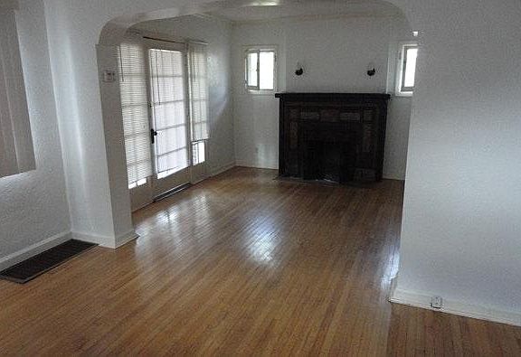 Living room and dining room