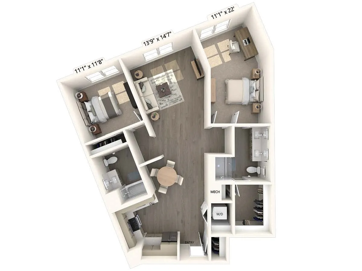 Floor plan B1