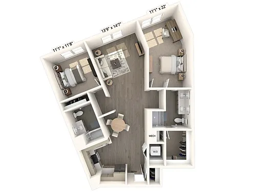 Floor plan B1